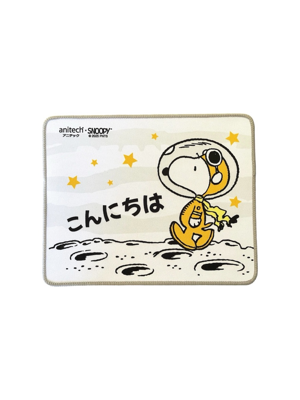 Peanuts Astronaut Space Snoopy on Moon Mouse Pad Mat Konnichiwa Anitech NEW